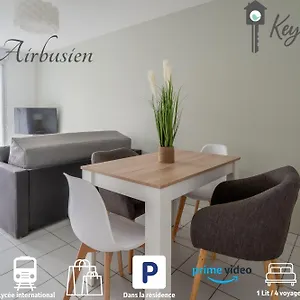 Appartement L'airbusien - Terrasse Et Parking - Airbus à Coté